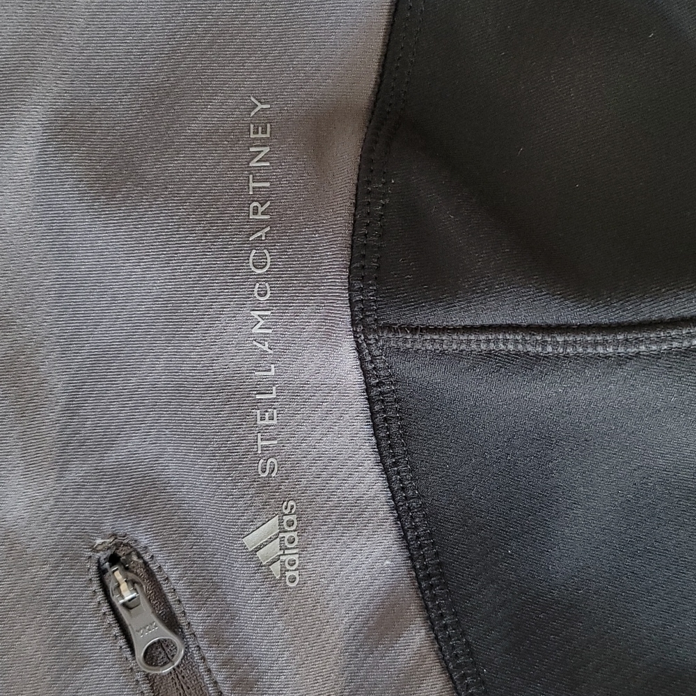 NWOT Adidas by Stella McCartney Truepace Cold.Rdy Leggings Black & Gray Size XS - Picture 10 of 14